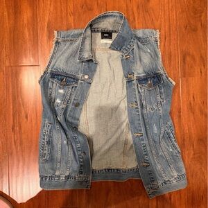 BDG Distressed Denim Vest